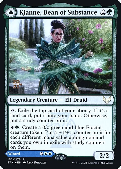 Kianne, Dean of Substance // Imbraham, Dean of Theory · Strixhaven: School of Mages Promos 152s/164