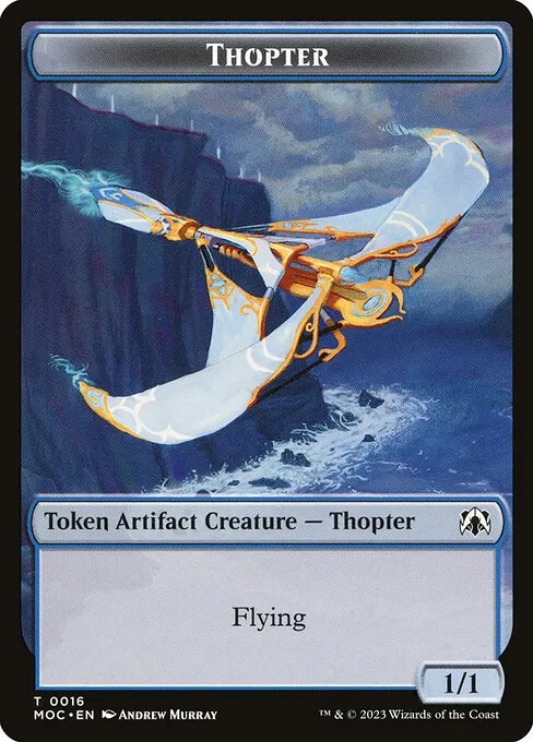 Thopter · March of the Machine Commander Tokens 16/46