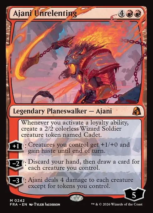 Ajani Unrelenting · Reality Fracture 242/7