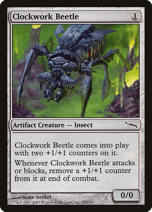 Clockwork Beetle · Mirrodin 153/306