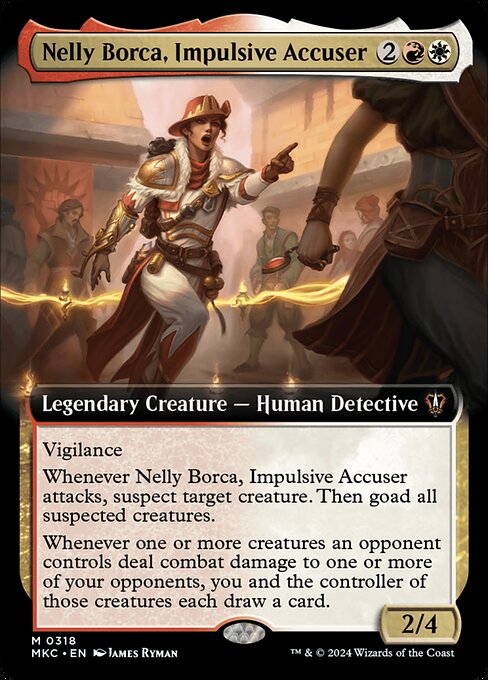 Nelly Borca, Impulsive Accuser · Murders at Karlov Manor Commander 318/358