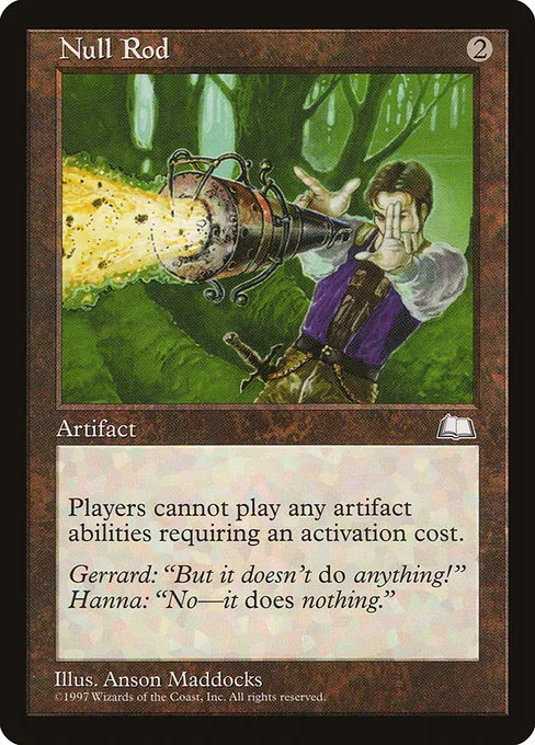 Null Rod · Weatherlight 154/167