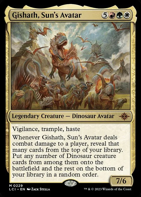 Gishath, Sun's Avatar · The Lost Caverns of Ixalan 229/416