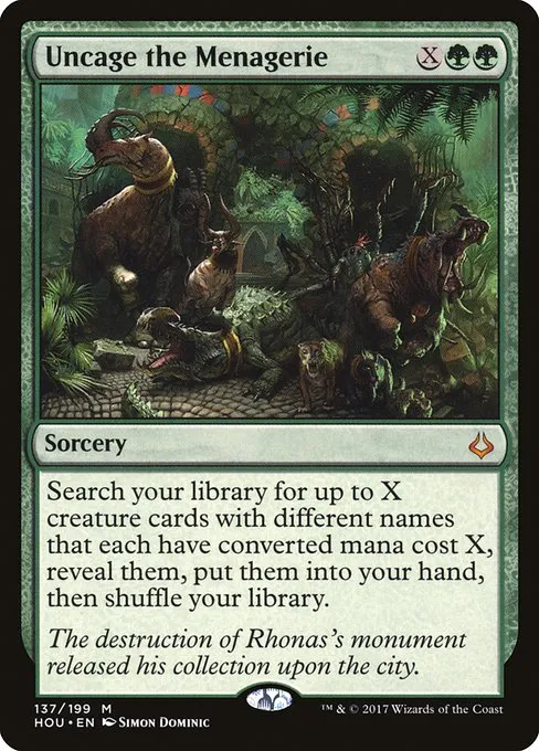 Uncage the Menagerie · Hour of Devastation 137/209