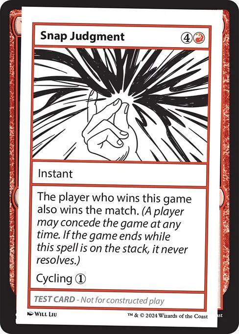Snap Judgment · Mystery Booster 2 567/385