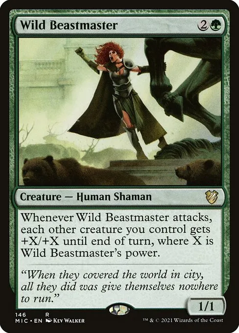 Wild Beastmaster · Midnight Hunt Commander 146/187
