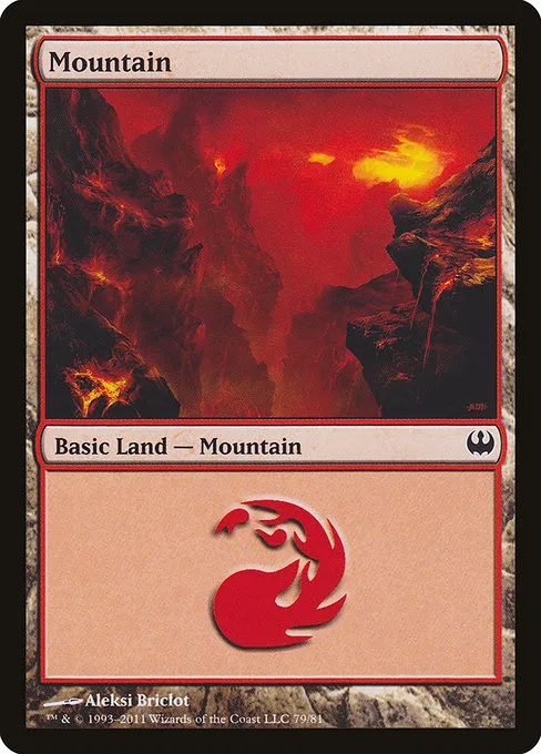 Mountain · Duel Decks: Knights vs. Dragons 79/81