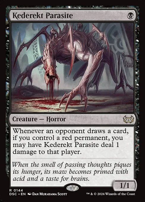Kederekt Parasite · Duskmourn: House of Horror Commander 144/373