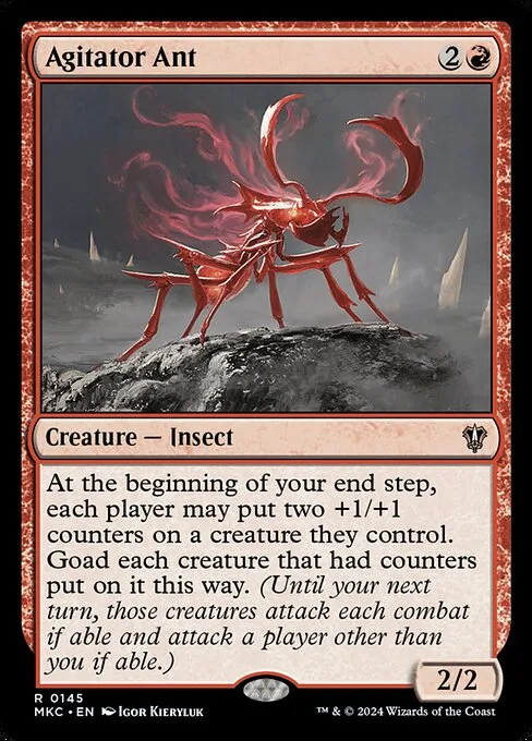 Agitator Ant · Murders at Karlov Manor Commander 145/358