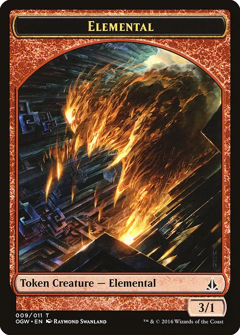 Elemental · Oath of the Gatewatch Tokens 9/11