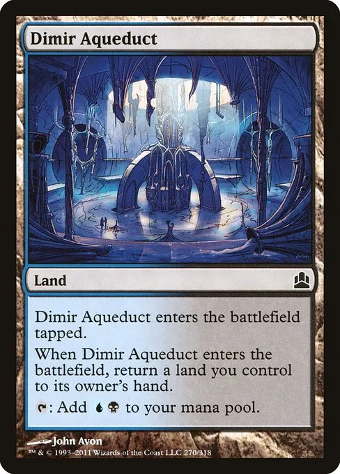 Dimir Aqueduct · Commander 2011 270/318