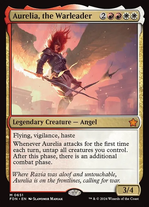 Aurelia, the Warleader · Foundations 651/771