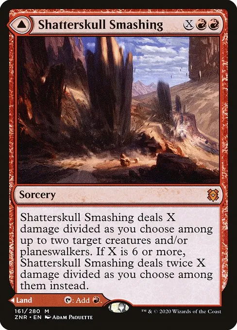 Shatterskull Smashing // Shatterskull, the Hammer Pass · Zendikar Rising 161/407