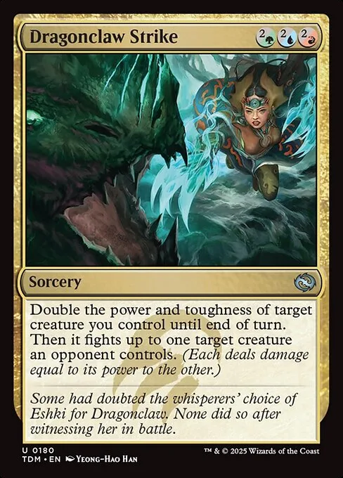 Dragonclaw Strike · Tarkir: Dragonstorm 180/427