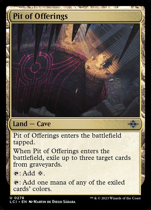 Pit of Offerings · The Lost Caverns of Ixalan 278/416