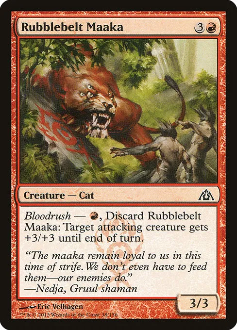 Rubblebelt Maaka · Dragon's Maze 38/156