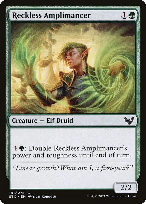 Reckless Amplimancer · Strixhaven: School of Mages 141/393
