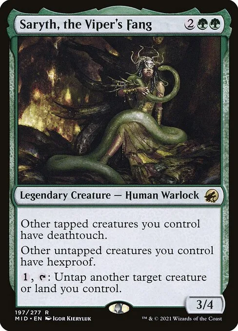 Saryth, the Viper's Fang · Innistrad: Midnight Hunt 197/399