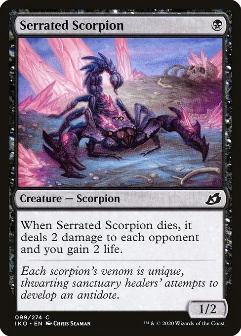 Serrated Scorpion · Ikoria: Lair of Behemoths 99/390