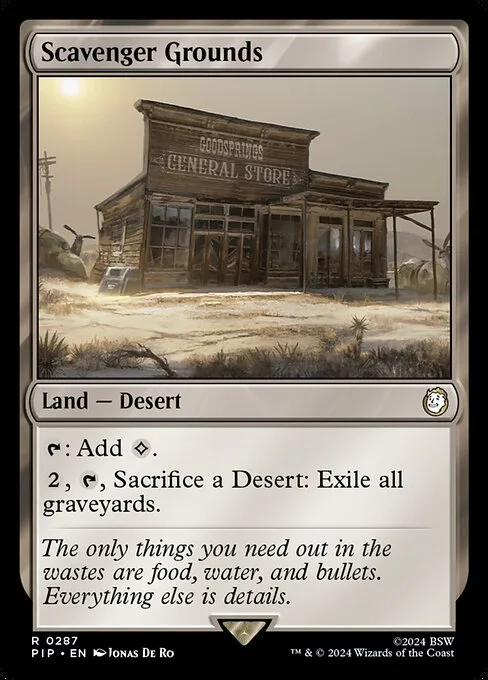 Scavenger Grounds · Fallout 287/1068