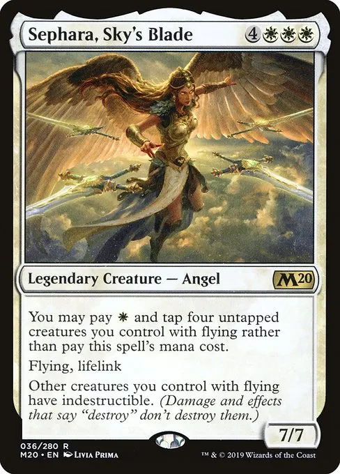Sephara, Sky's Blade · Core Set 2020 36/346