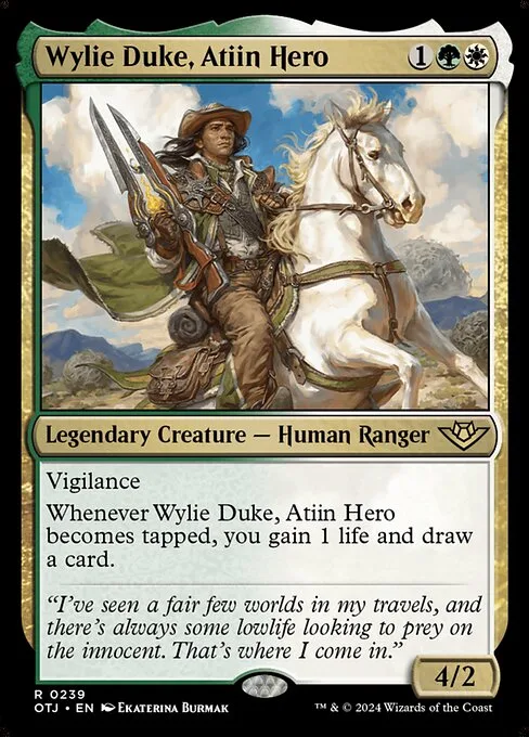 Wylie Duke, Atiin Hero · Outlaws of Thunder Junction 239/374