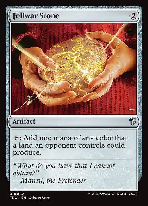 Fellwar Stone · Reality Fracture Commander 57/2