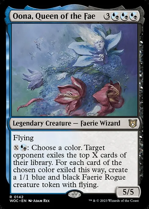 Oona, Queen of the Fae · Wilds of Eldraine Commander 142/173