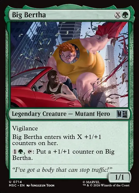 Big Bertha · Marvel Super Heroes Commander 714/9