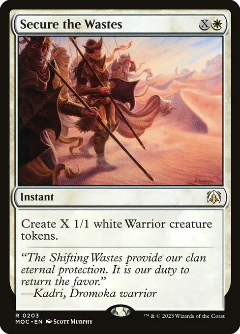 Secure the Wastes · March of the Machine Commander 203/450