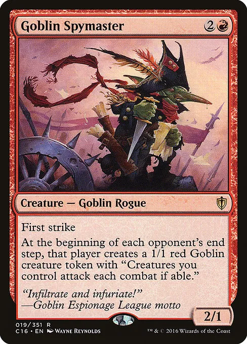 Goblin Spymaster · Commander 2016 19/351