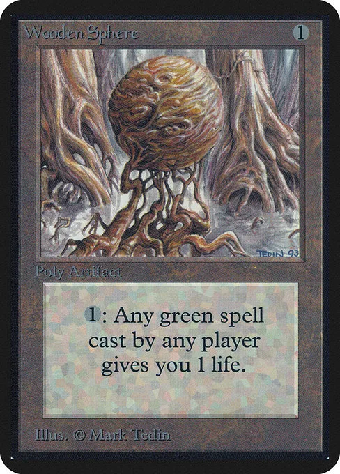 Wooden Sphere · Limited Edition Alpha 276/295