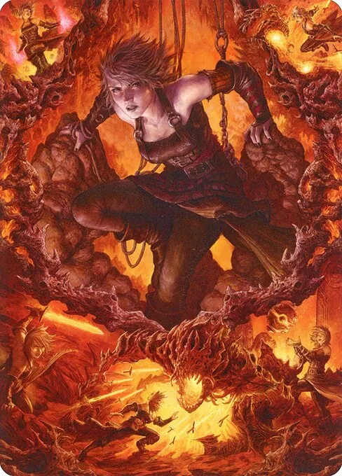 Nahiri, Heir of the Ancients // Nahiri, Heir of the Ancients · Zendikar Rising Art Series 4/81