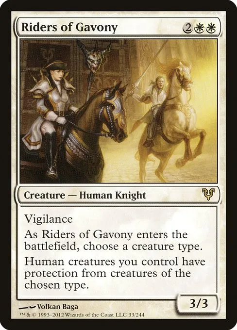 Riders of Gavony · Avacyn Restored 33/244