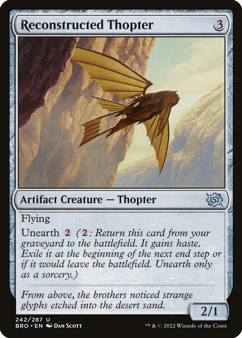 Reconstructed Thopter · The Brothers' War 242/399