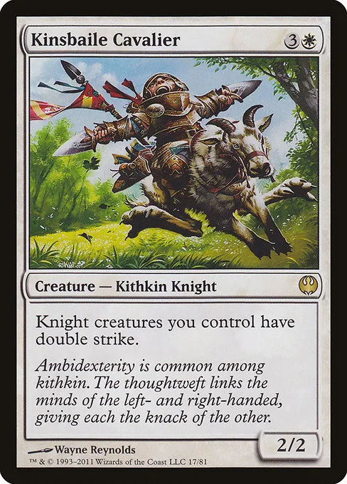 Kinsbaile Cavalier · Duel Decks: Knights vs. Dragons 17/81