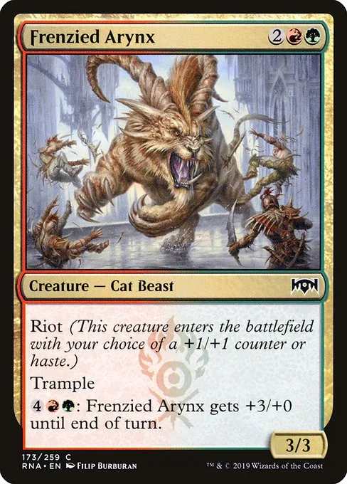 Frenzied Arynx · Ravnica Allegiance 173/273