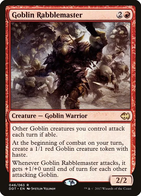Goblin Rabblemaster · Duel Decks: Merfolk vs. Goblins 46/63