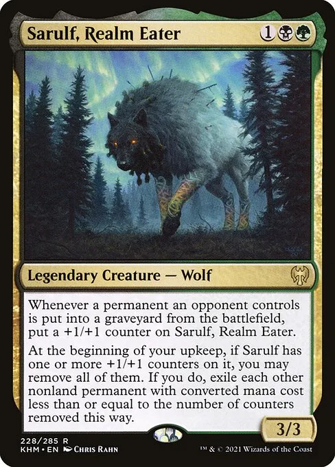 Sarulf, Realm Eater · Kaldheim 228/425