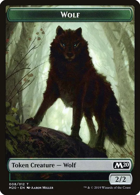 Wolf · Core Set 2020 Tokens 8/12