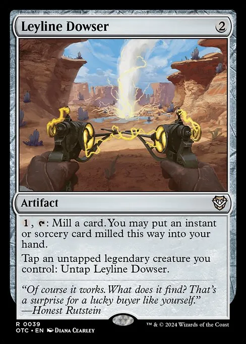 Leyline Dowser · Outlaws of Thunder Junction Commander 39/342