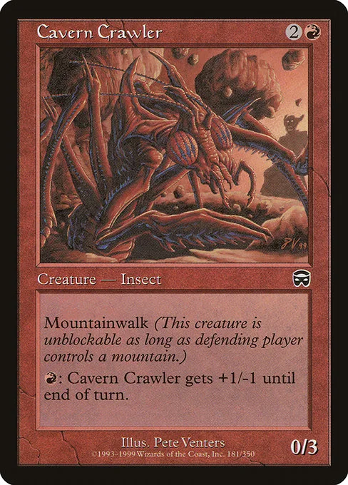 Cavern Crawler · Mercadian Masques 181/350