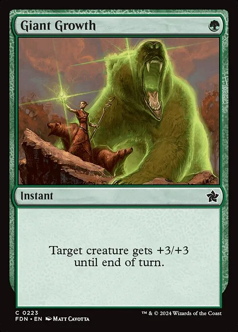 Giant Growth · Foundations 223/771
