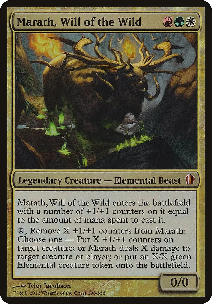 Marath, Will of the Wild · Commander 2013 Oversized 198/15