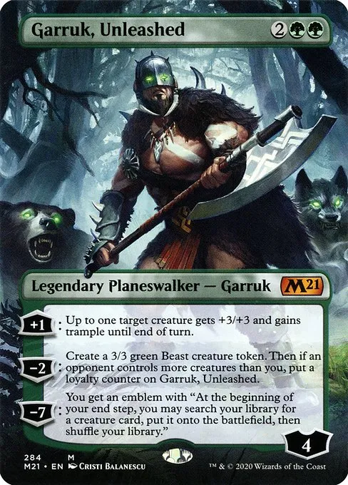 Garruk, Unleashed · Core Set 2021 284/397