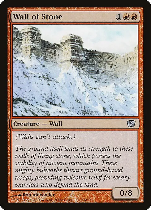 Wall of Stone · Eighth Edition 232★/711