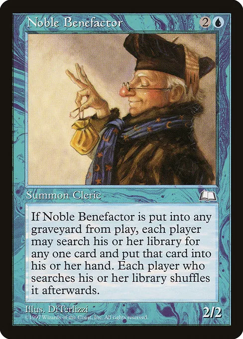 Noble Benefactor · Weatherlight 44/167