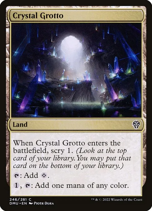 Crystal Grotto · Dominaria United 246/453