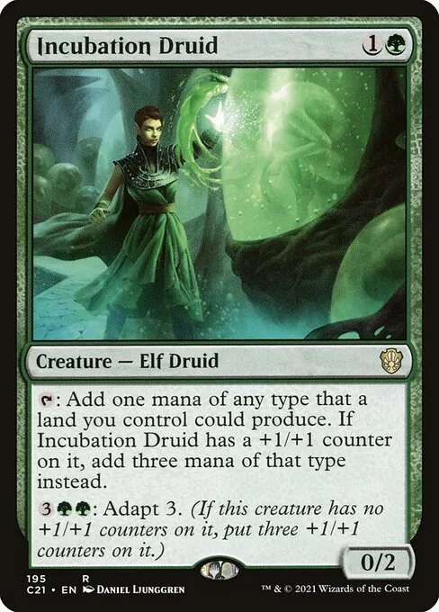 Incubation Druid · Commander 2021 195/409