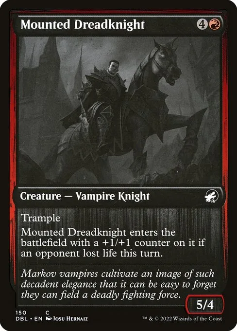 Mounted Dreadknight · Innistrad: Double Feature 150/535